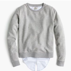 J. Crew tie back sweatshirt NWT